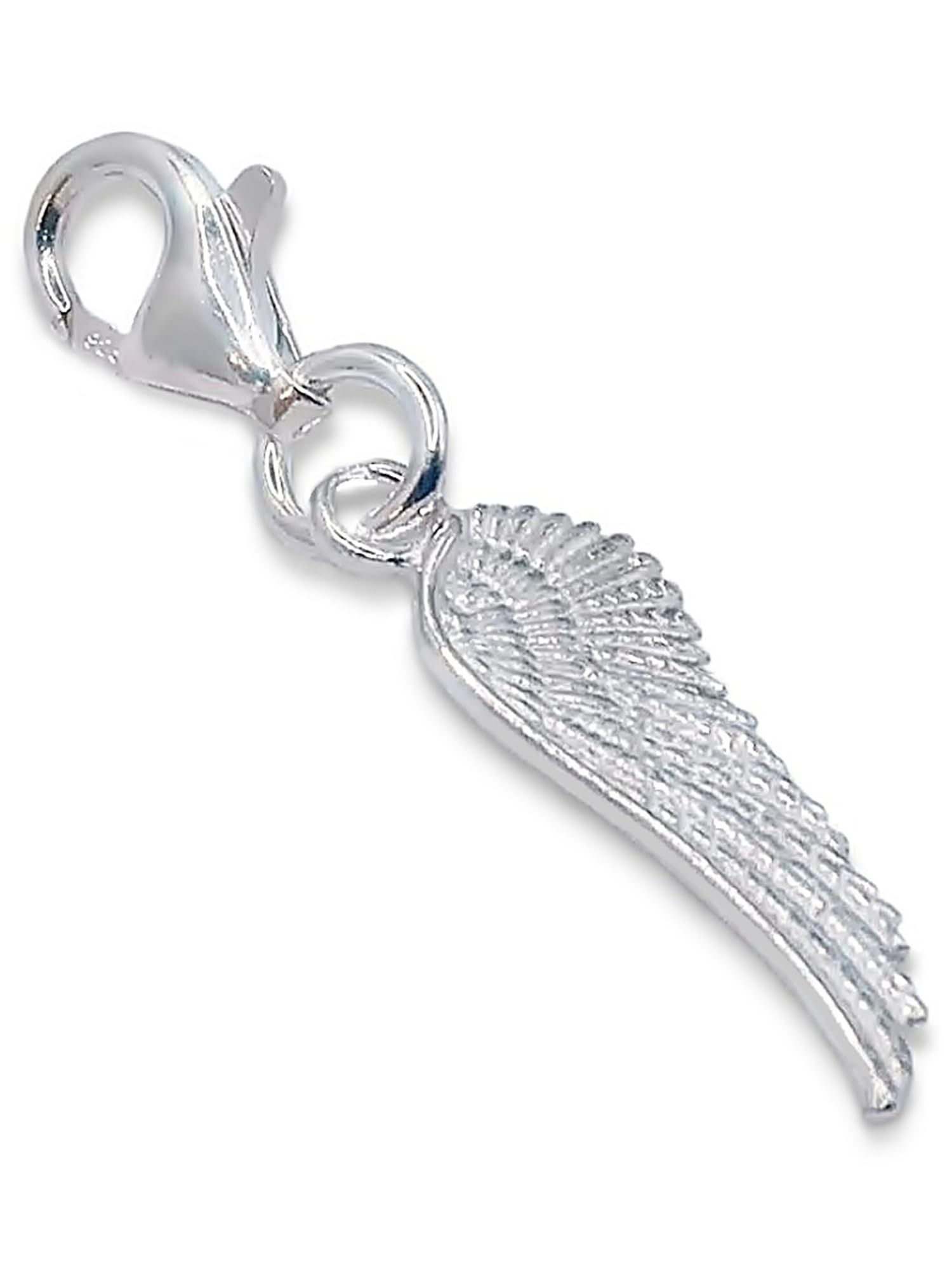 Charm Pendant for Charm Bracelet, 925 Real Silver, Children, Girls, Babies, Ladies, Sterling Silver, Cubic Zirconia