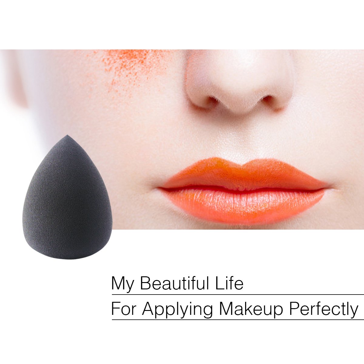 EmaxDesign 3 Pieces Makeup Blender Sponge Set, Foundation Blending Blush Concealer Eye Face Powder Cream Cosmetics Beauty Make up Sponges. latex free, non-allergenic and odour free : Beauty