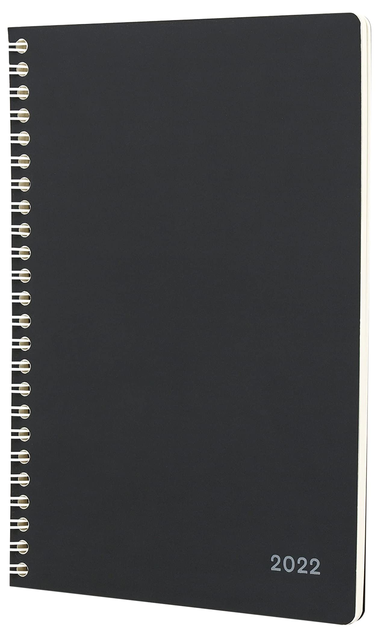 Jumble & Co Convo A5 Week to View Wiro Bound 2022 Diary - Clean Slate Black