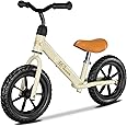 HAWEEK Toddler Balance Bike 12” No Pedal Training Bicycle for Kids 24 Months to 5 Years Tool-Free Adjustments Seat and Handlebar Best Gift for 2-5 Boys Girls