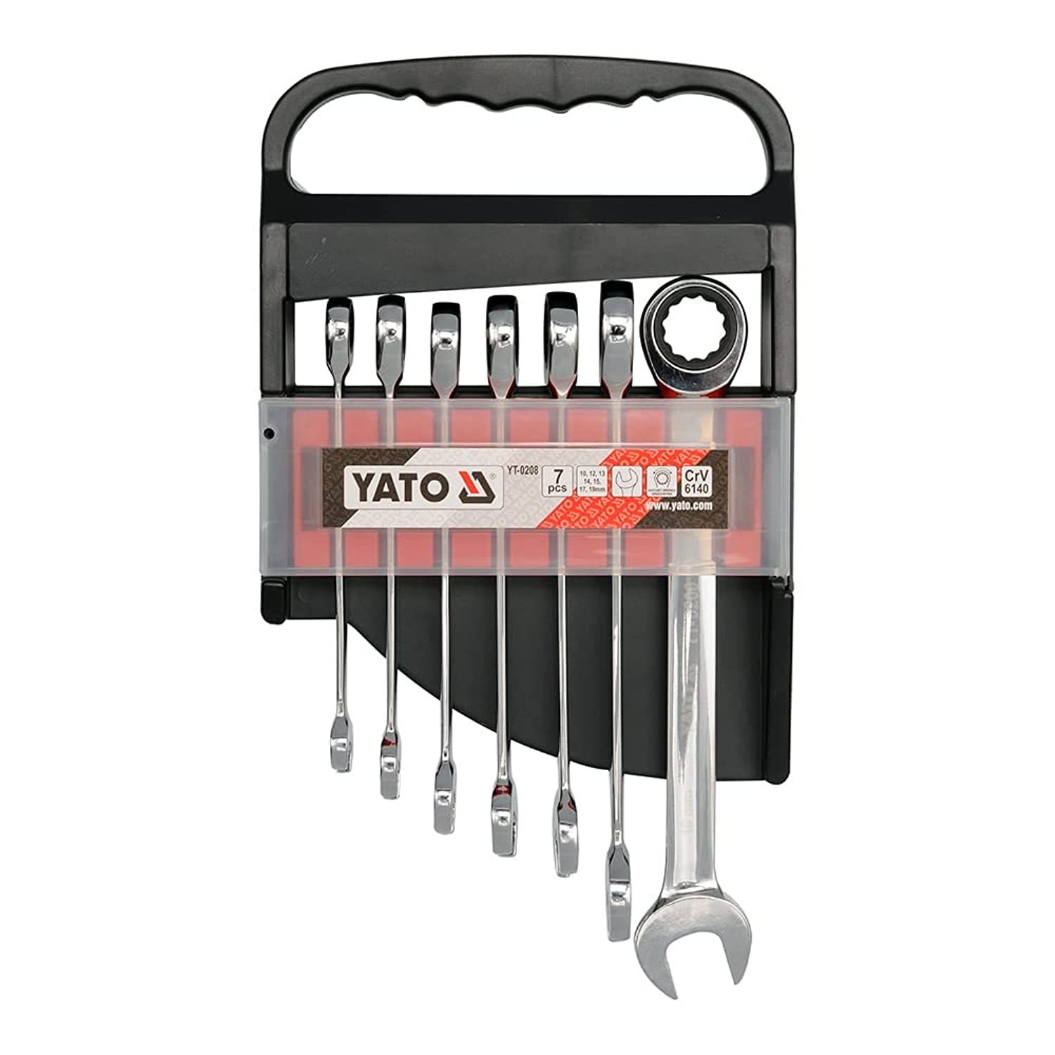 Yato yt-0208 – Combination Ratchet Set 7pcs