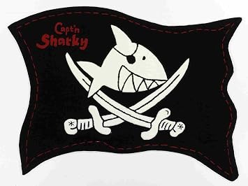 Sharky Teppich Capt N Kinder Pirat 130x150cm Passend Zur