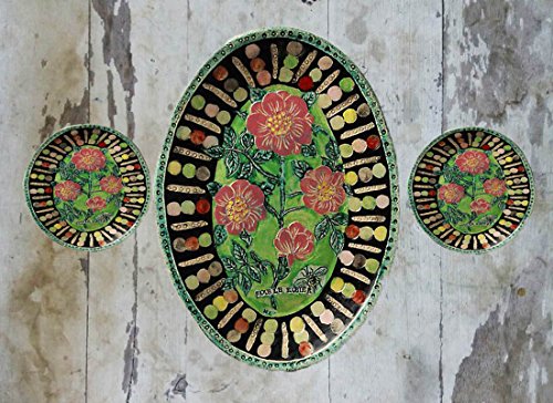 CraftedIndia Mexican exquisitely designed wall hanging plates
