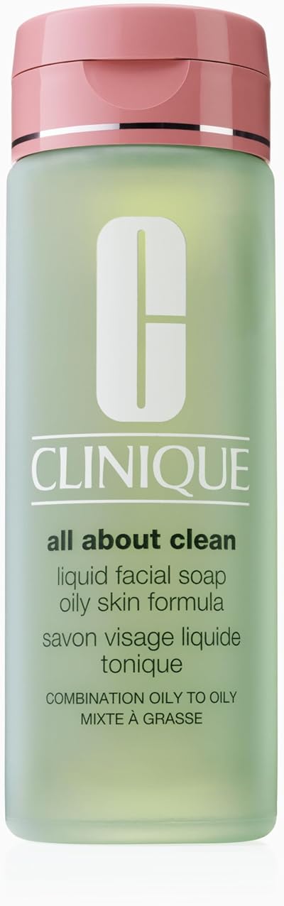 Clinique All About Clean Liquid Facial Soap Oily Skin Combo-Oily to Oily 200ml