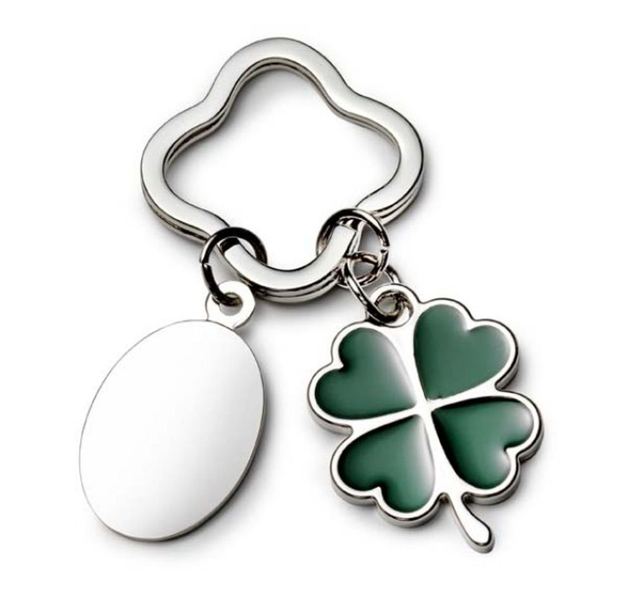 Ten Four-leaf Clover Keychain cod.EL7229 cm 7,8x3x1h by Varotto & Co.