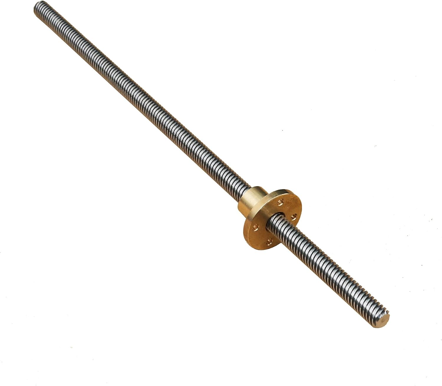 2 Dadi Flangia In Ottone T8 Per Vite A Piombo 8mm - Per Stampante 3D Asse Z