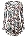 BAISHENGGT Women's Loose Fit Flared Tunic Top Large T06 Apricot