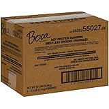 Kraft Frozen Boca Meatless Ground Burger, 2.5 Pound - 4 per case.