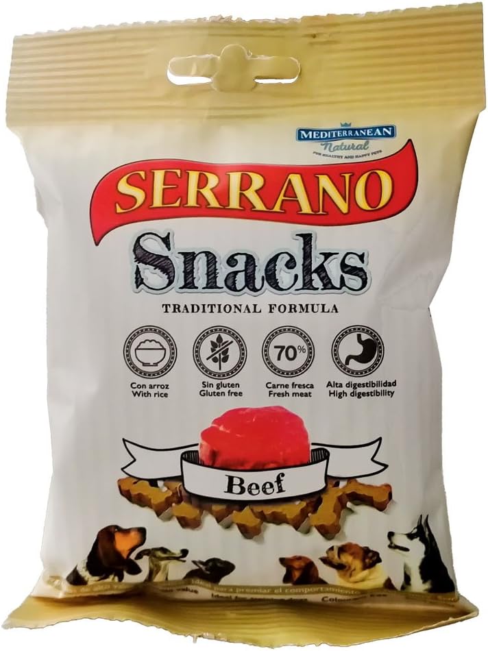 Serrano Snacks Complimentary Dog Snacks (Beef, 10 Packs (1000g))