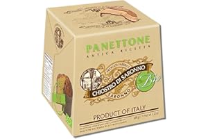 GOODSCIOUS Chiostro di Saronno Classico Bio-Certified Panettone Italian Cake - Traditional Italian Bread - Premium Italian Food Products from Italy - Panettone Bread Italian Snacks - Antica Ricetta (17.6 oz)