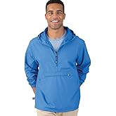 Charles River Apparel womens Pack-n-go Windbreaker Pullover Hooded Jacket
