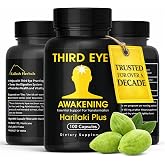 Third Eye Awakening Organic Haritaki Capsules, 650mg, 100 Capsules | Cold processed to preserve active chebulinic acid and antioxidants