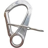 Stainless Steel 316 Butt Hook Kayak Boat Mooring Hook, Docking and anchoring Equipment Safety Protection Hook, Quick Release Hook