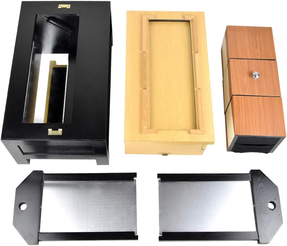 Amazon Com Sumag Tri Section Illusion With Table And Carrying Case Magic Trick Professional Magician Magic Box Arm Stage Gimmick Magic Simple Version Toys Games