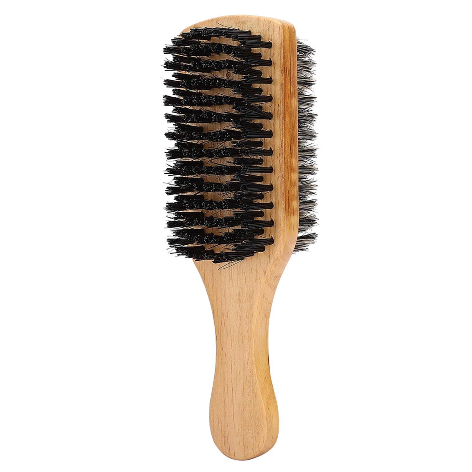 Double Sided Beard Brush, Soften Beard, PreventIrritation, Remove Hair, Dust, and Impurities, Suitable for Beard Cleaning, Oil Head Styling (Middle Size)