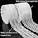 Whaline 30 Yard White Lace Trim Ribbon with Floral Pattern for Decorative Bridal Wedding Lace DIY Making Sewing Accessory