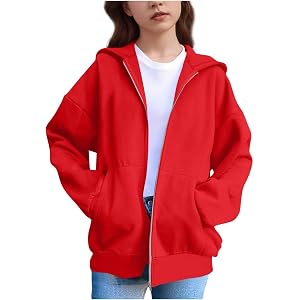Girls Zip Up Hoodies Teens Long Sleeve Cute Cat Ear Hood Outerwear Casual Fall Toddler Girl Clothes