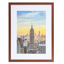 Frame Amo 18x24 Walnut Brown Picture Frame with