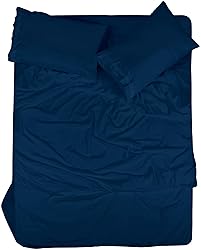 ROYALE LINENS 4 Piece Full Sheets Set - Soft