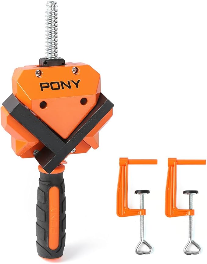 PONY Right Angle Clamp, 90 Degree Adjustable Corner Clamp with 2pack