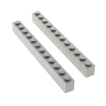LEGO 2 x System BAU Stein neu-hell grau 1x12 Basis Basic Brick für Set Star Wars 76038 8813 7261 7144 7965 7783 7663 10187 61