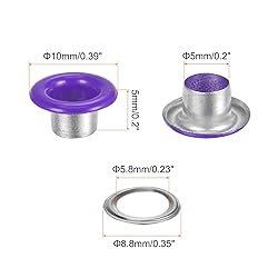 HARFINGTON 200 Set Color Round Grommets 5mm