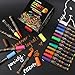 CH HAICHENG 12 Colors Acrylic Paint Pens for Rocks Painting, Wood, Metal, Glass, Plastic, Canvas, Ceramic, Seashell, DIY Craft and School Project, Paint Markers for Plastic Surfaces