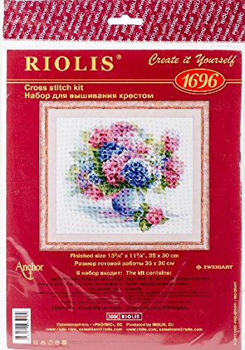 RIOLIS 1696 Hydrangea - Counted Cross Stitch Kit - 13¾