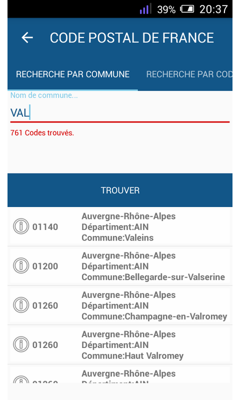 Amazon.com: French Zip Code: Appstore for Android