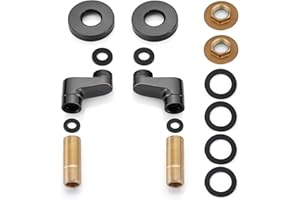 gotonovo Clawfoot Tub Adapter 3-3/8 Inch Adjustable Swing Arms for Kitchen Faucet Bathtub Bathroom Shower Faucet Set Commercial Utility 1 Pair 2.2 inch Oil Rubbed Bronze