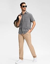 G Gradual Mens Golf Pants Stretch Dress Casual