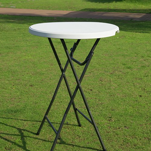 Summer Sale Ready For Picnic Adeco White Plastic Folding Table