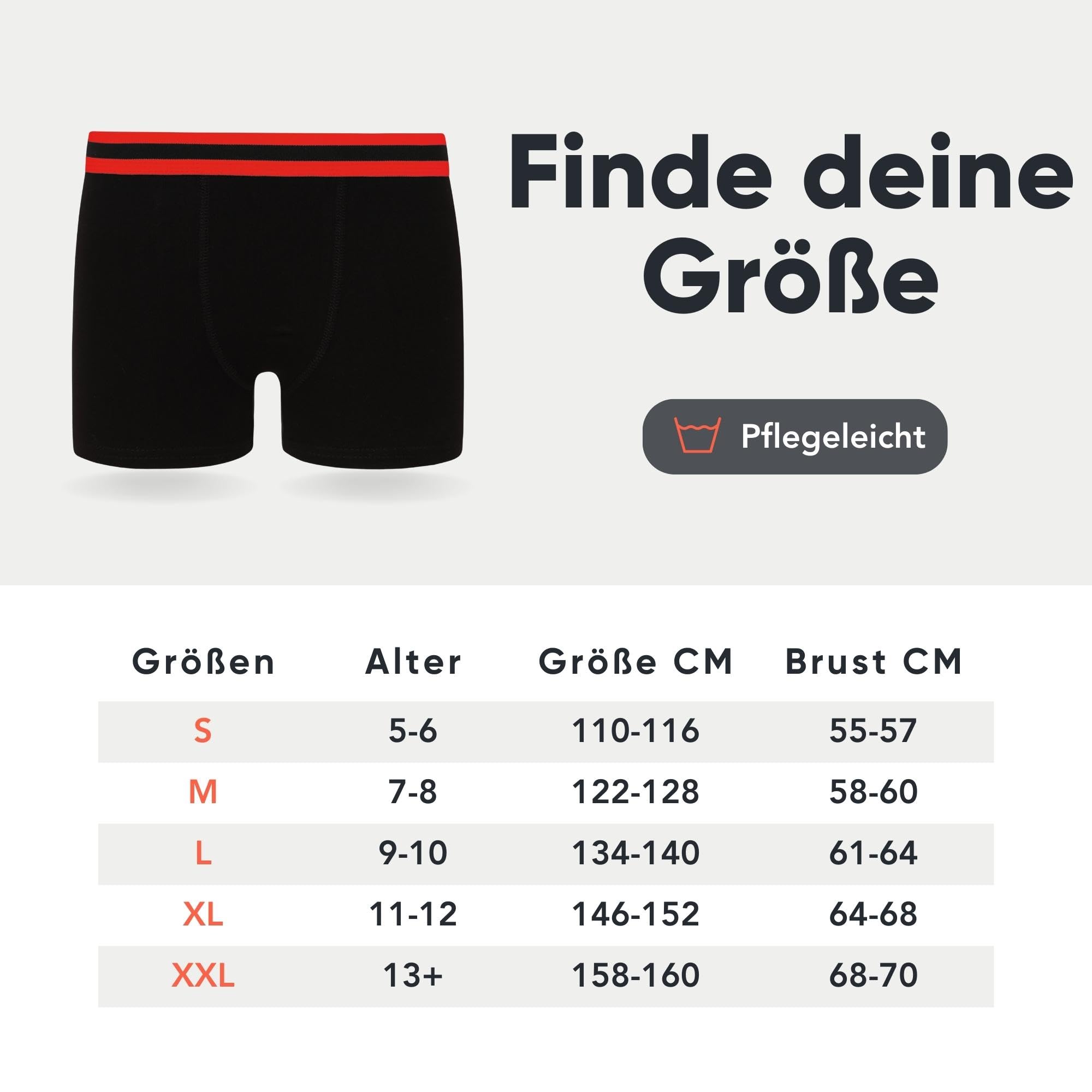 FM London Jungen Hipster Boxershorts (8er Pack) Boxer Shorts, Schwarz, 11-12 Jahre EU 5