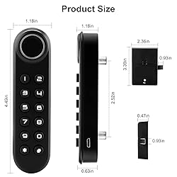 Fingerprint Cabinet Lock, Smart Electronic Cabinet