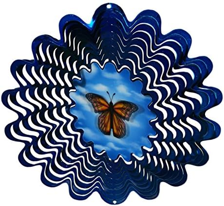 Iron Stop Animated Butterfly Wind Spinner