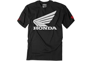 Factory Effex Apparel Honda Big Wing Youth T-Shirt Honda Big Wing Medium Black Honda Big Wing
