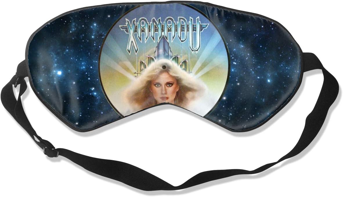 WushXiao Olivia Newton John Xanadu Fashion Personalized Sleep Eye Mask Soft Comfortable with Adjustable Head Strap Light Blocking Eye Cover