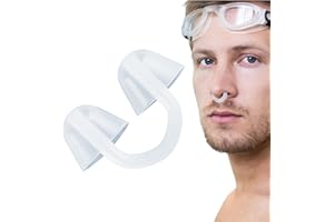 Bohany Nose Clip for Swimming | Swim Nose Plug,Waterproof Safety Gear Protector Prevent Choking for Kids Adults Toddler Men W