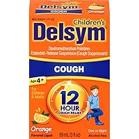 Delsym Children's 12 Hr Cough Relief Liquid, Orange, 3oz