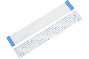 uxcell Flexible Flat Cable,150mm 1mm Pitch 24 Pins FPC FFC Flexible Ribbon Cable for LCD TV DVD Player 5Pcs (A Type)