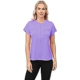 HORSSLE Women Chemo Shirts for Port Access 2-Side Snap Shoulder Surgery & Dialysis Recovery Shirts, Lightweight & Breathable