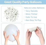 ASIYUHY White Balloons Arch Garland Kit 102Pcs Matte 5/10/12/18 Inch view 5