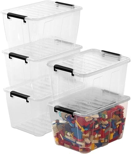 Plast Team Home Box - Caja de almacenaje con tapa y cierre de ...