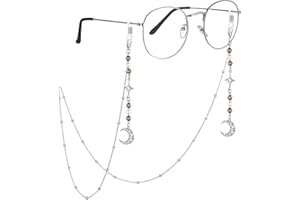 COSUCOS Stylish Eyeglass Chain for Women - Glasses Holder Chain with Tassel for Eyewear Retainer Strap Preventing Glasses Loss