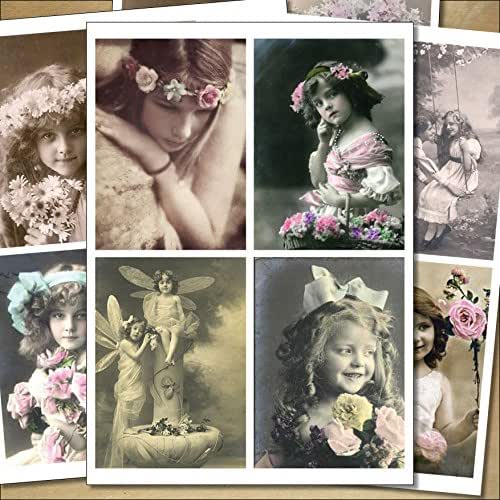 16 x Beautiful Vintage Victorian and Edwardian images