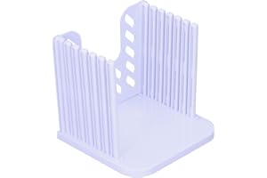 MOKERNALI Bread Slicer, Foldable Bread Slicer for Homemade Bread, Bread Slicing Guide with No-slip Base for Sandwich, Bagels, Toasts, Manual Bread Slicer for Kitchen Baking Tools