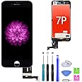 FFtopu Compatible with iPhone 7 Plus Screen Replacement Black（5.5‘’）, LCD Display & Touch Screen Digitizer Frame Assembly Set with 3D Touch Free Repair Tools