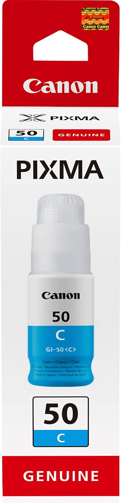 Canon GI 50 C Cyan Ink Refill Original for PIXMA G5050 G6050 G7050 GM2050 GM4050