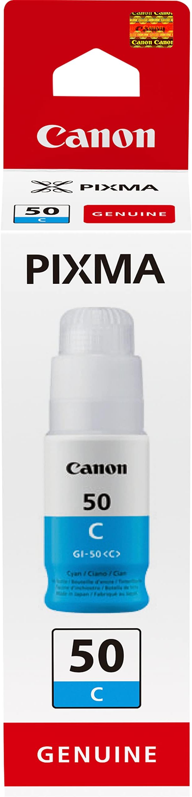 Canon GI 50 C Cyan Ink Refill Original for PIXMA G5050 G6050 G7050 GM2050 GM4050