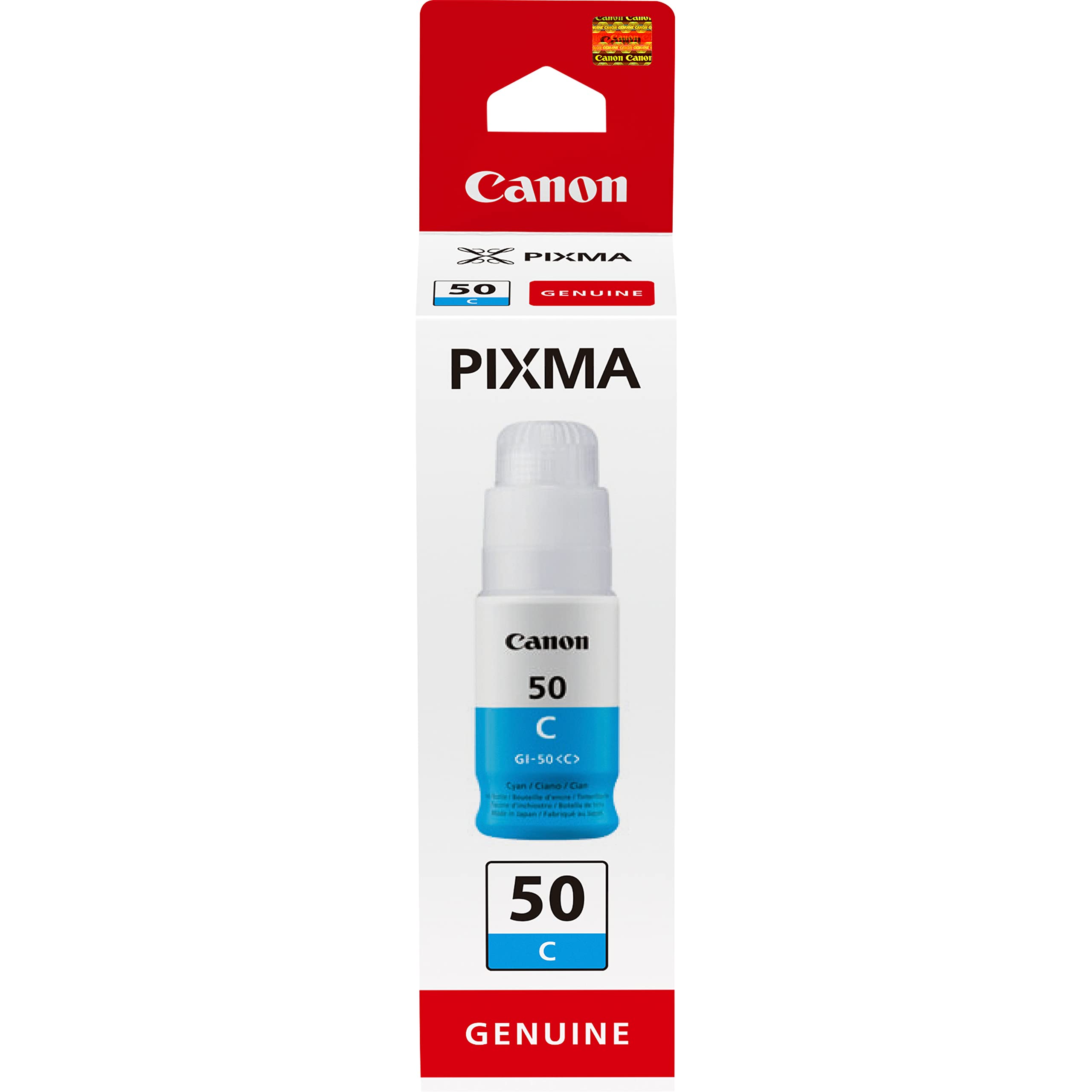 Canon GI 50 C - Cyan - original - ink refill - for PIXMA G5050, G6050, G7050, GM2050, GM4050